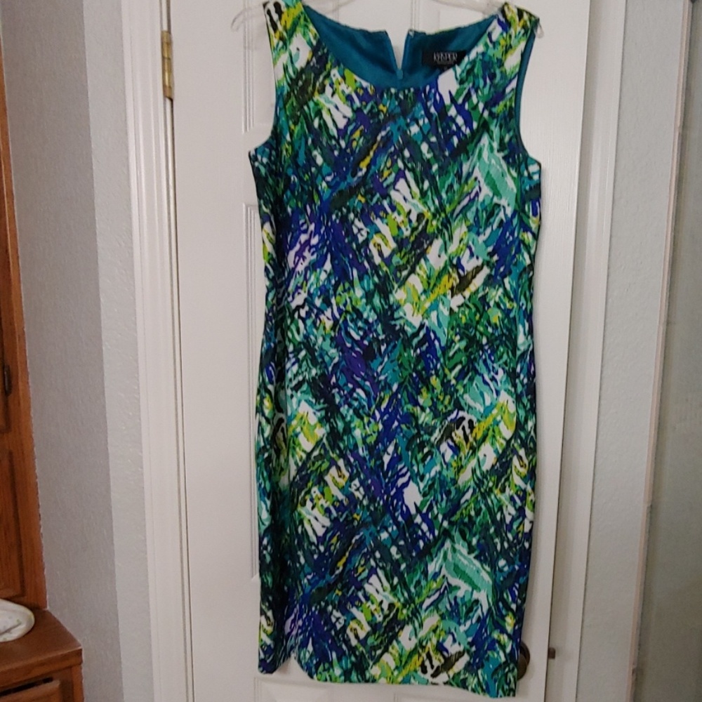 Lined sheath dress